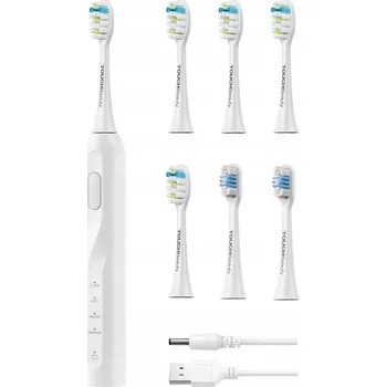 Elektrický zubní kartáček TOUCHBEAUTY ELEKTRICKÝ SONICKÝ KARTÁČEK NA ZUBY 4 REŽIMY 6 NÁSTAVCŮ