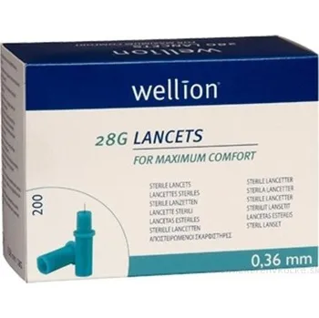 MED TRUST Handelsges. m. b. H. Wellion LANCETS 28G - Lanceta sterilní 200 ks
