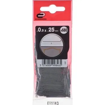 Hřebík Hřebíky 0,9x25mm 680 ks s kulatou hlavou, ocelové