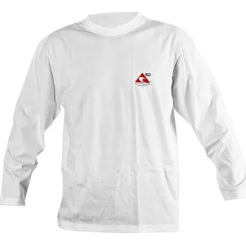 Pánské tričko Triko ACI bílé s dlouhým rukávem 160 g Velikost: L