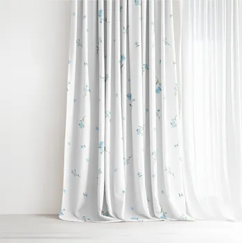 Závěs Bavlněný závěs - Pomněnky 140x150 cm