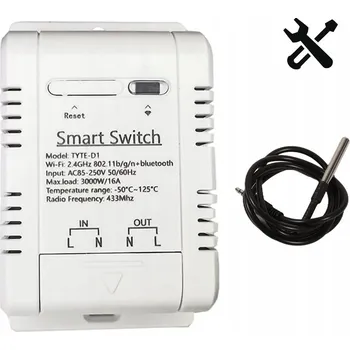 EXTERNÍ TERMOSTAT TUYA SENZOR 16A 3000W TERMOSTAT