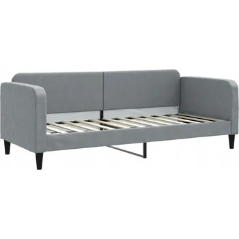 Pohovka Světle šedá pohovka s funkcí spaní 223 x 90 x 75 cm