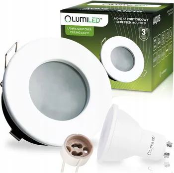 Stropní vestavné svítidlo Lumiled 12 W GU10 8,5 cm bílé