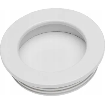 Nábytkové kování Nábytková úchytka zapuštěná MD01, bílá matná