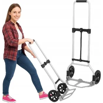 Plošinový vozík SKLÁDACÍ TRANSPORTNÍ VOZÍK DO SKLADU MAX. NOSNOST 70 KG