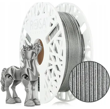 Filament PLA filament Galaxy Rosa3D Brillant Silver Stříbrný 500 g