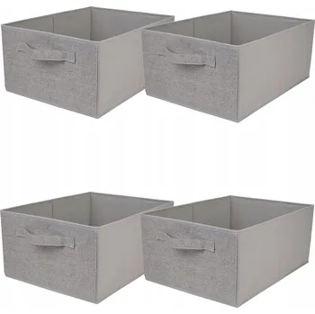 Úložný box JAKAGO 4 Ks Organizér do zásuvky 39x29x20 cm Šedý