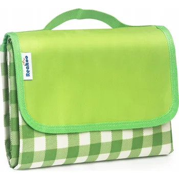 Pikniková deka REAKOO Pikniková Deka XXL 200x200 cm Voděodolná Plážová s uchem