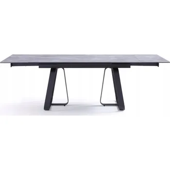 Jídelní stůl Rozkládací obdélníkový jídelní stůl keramický 160(240)x90cm Lerici Šedý