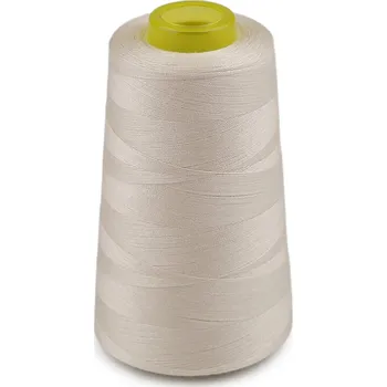 Nit Polyesterové nitě pro overlocky i klasické šití návin 3000 yards PES 40S/2, velké, 31 (351) režná světlá