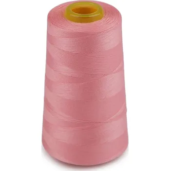 Nit Polyesterové nitě pro overlocky i klasické šití návin 3000 yards PES 40S/2, velké, 13 (154) růžová světlá