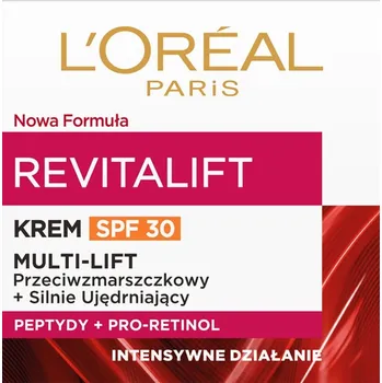 Pleťový krém Zpevňující krém na obličej L'Oréal Paris Revitalift 30 SPF denní krém 50 ml