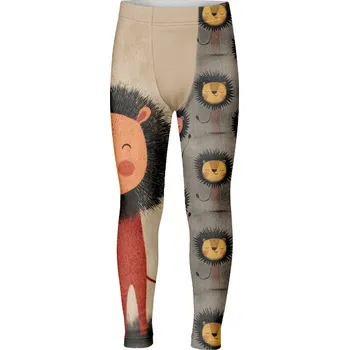 Panel na chlapecké termo legíny 122 šťastný lvíček