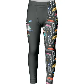 Panel na chlapecké termo legíny 146 barevná auta