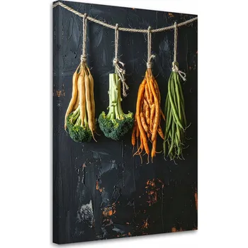Obraz Obraz do kuchyně, restaurace, baru, jídelny, Závěsný Brokolice a Fazole 60x90