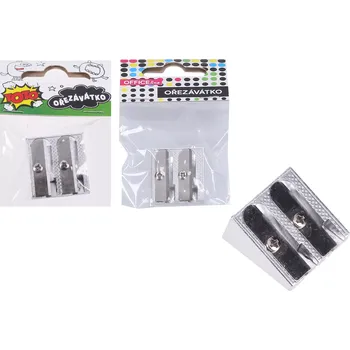 Ořezávátko Kovové ořezávátko na dvě tužky