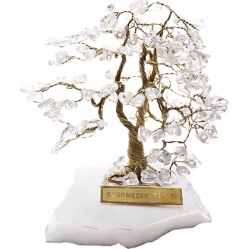 Stromeček štěstí křišťál A1 cca 10 cm