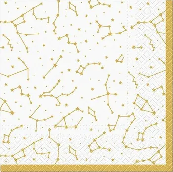 Papírový ubrousek Ubrousky PAW Dekor L (20ks) Cosmic Zodiacs