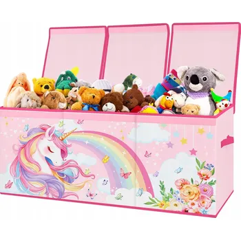 Úložný box EINHORN Skládací Úložný Box / Truhla na Hračky pro Děti 96×32×40 cm