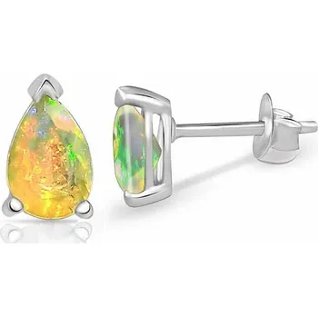 Náušnice Stříbrné náušnice pecky s etiopským opálem SBC-111-EO 5 mm, 0,5 g