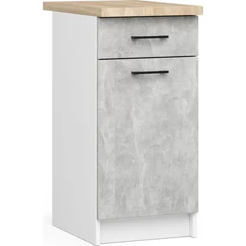 Kuchyňská skříňka Akord Ozara SZ40 SZ1 (bílá + beton)