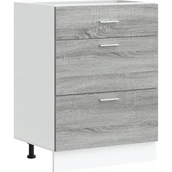 Kuchyňská skříňka Kuchyňská skříňka Lyon šedá dub sonoma 60 x 46 x 81,5 cm