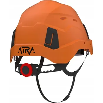 Pracovní přilba PŘILBA OCHRANNÁ ATRA 40V ventilovaná ORANŽOVÁ
