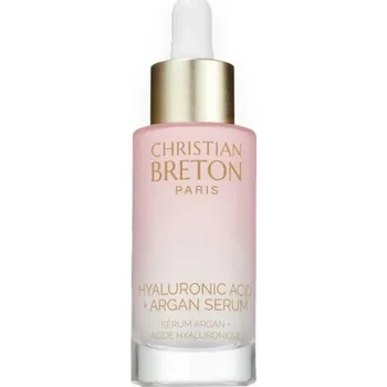 Pleťové sérum Christian Breton Hyaluronic acid + argan serum - Hyaluronové a arganové sérum pro hydrataci a omlazení 30 ml