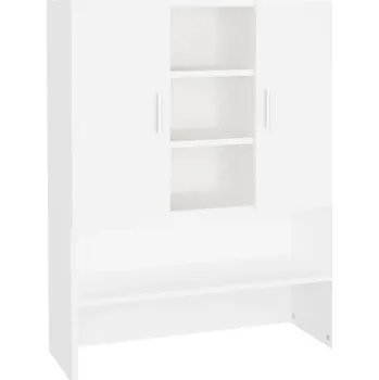 Koupelnový nábytek Bílá koupelnová skříňka pro vestavnou pračku 70,5 x 25,5 x 90 cm