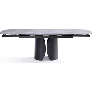 Jídelní stůl Rozkládací obdélníkový jídelní stůl keramický 160(240)x90cm Ischia Šedý