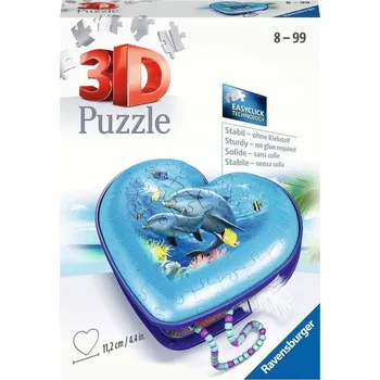 Puzzle RAVENSBURGER 3D Puzzle Podmořský Svět - Šperkovnice, 54 Dílků