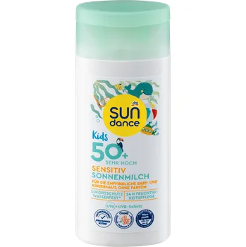 Opalování SUNDANCE dětské mléko na opalování Sensitiv OF 50+