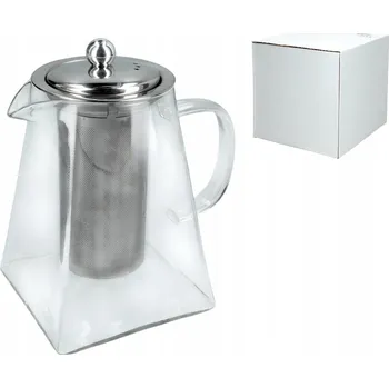 Konvice na čaj KONVICE SKLENĚNÁ ČAJOVÁ KONVICE SPAŘOVACÍ SKLO ODOLNÉ VŮČI TEPLU