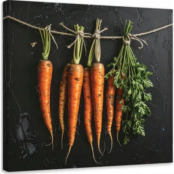 Obraz Obraz do kuchyně restaurace baru jídelny, Mrkve svazek zelenina 20x20