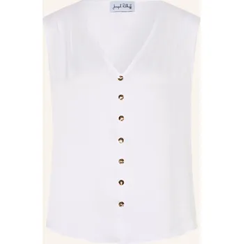 Joseph Ribkoff Dámský Halenkový Top Ze Saténu, bílá, 48