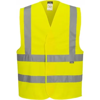 reflexní vesta Výstražná vesta s páskami EN 20471 Kl.2 vel. 4X/5X Žlutá R