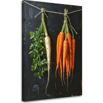 Obraz Obraz do kuchyně restaurace baru jídelny, Mrkve petržel 30x45