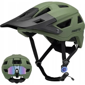 Cyklistická přilba Cyklistická helma s kšiltem, nastavitelná, ventilace unisex L / 59-61cm