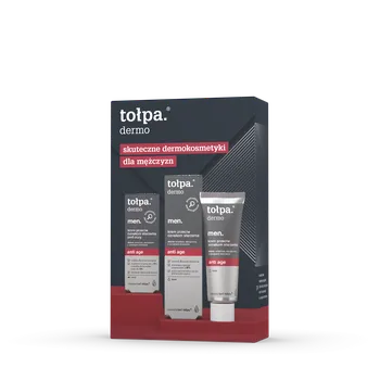 Pleťový krém Tołpa Dermo Men sada: krém na obličej, 40 ml + krém pod oči, 10 ml