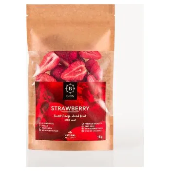 Sušené ovoce Brix - Mrazem sušená jahoda 20g