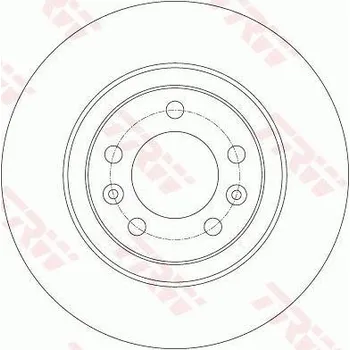 Brzdový kotouč Brzdový kotouč LUCAS DF6134