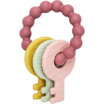 BABY NOM Kousátko Pro Miminka Klíče BPA Free Červené