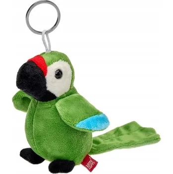 14003 Přívěsek Na Klíče papoušek ara zelený 11 cm