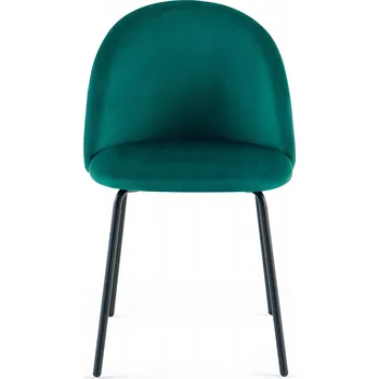 Jídelní židle Moderní jídelní židle s měkkým čalouněním Ethereal Zelená