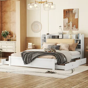 Postel Jednolůžková dřevěná postel Arhatreya 180x200 cm šedá