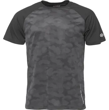 Pánské tričko Pánské běžecké triko Arcore TISAM XL Černá, Tmavě šedá, Stříbrná