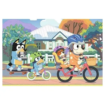 Puzzle TREFL Puzzle Šťastný Bluey 100 dílků