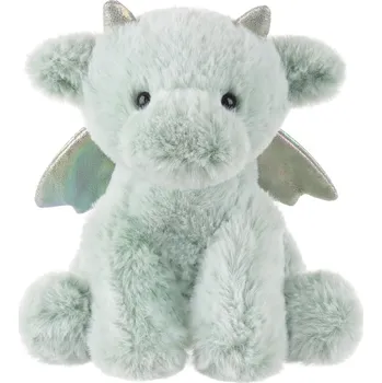 plyšák MERUŇKOVÝ BERÁNEK Plyšový Modrý Drak 20 cm Hračka Pro Děti a Kojence