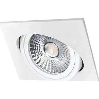 LED panel Panlux Výklopný stmívatelný LED podhled VP COB bodovka 6W, hranatý bílý - neutrální bílá